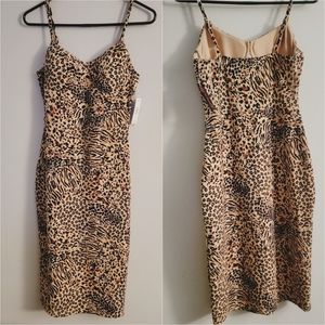 animal print NB dress